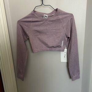 👛3 for $30👛 Gymshark Women's Purple Crop Top